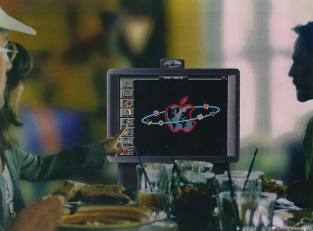 49you美图趣事 - 20年前苹果打造的网吧概念图曝光 未来科技感十足