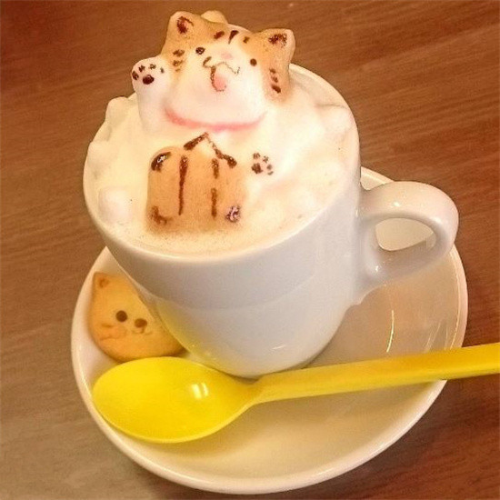 49you美图趣事_看了这家日本café，才知道对于咖啡拉花知道的还是太少