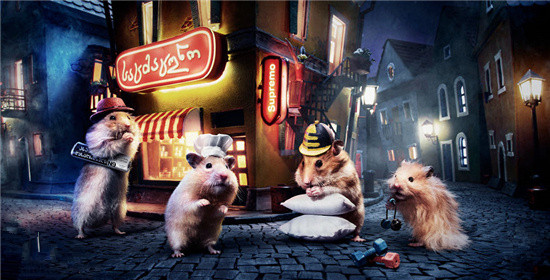 49you美图趣事_这家食品公司请了堆仓鼠为他们拍摄宣传广告，网友们看完都跪了…